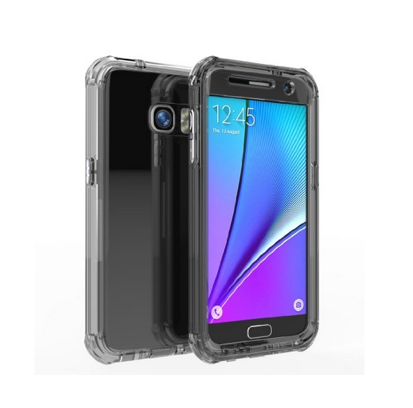 Galaxy S7 Case Joylink  New Design Dual Layer Water Resistant Solid Hybrid Shield black